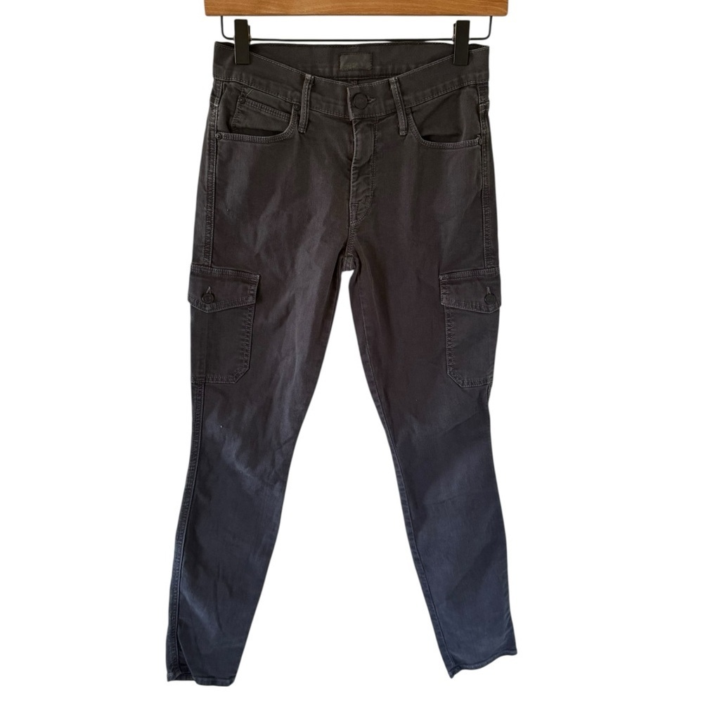 Mother The Charmer Cargo Jeans Black